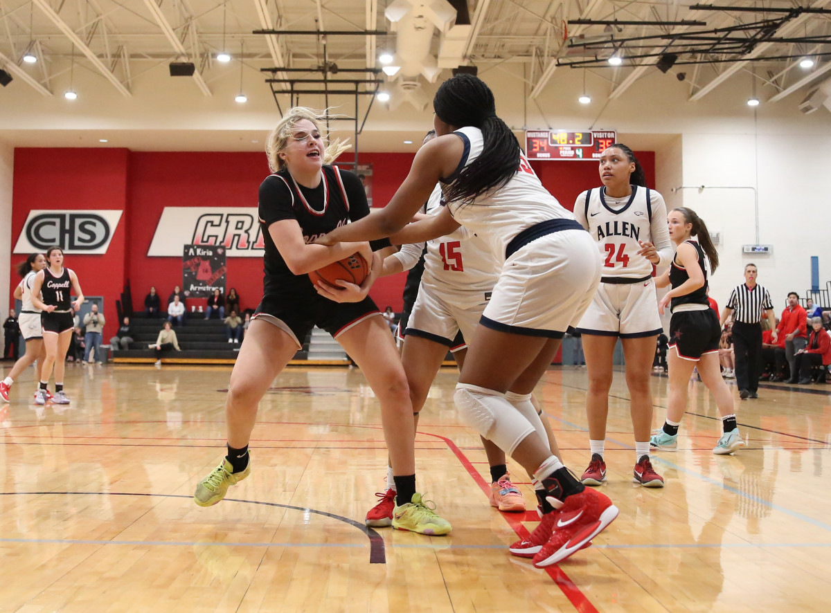 Coppell Allen Texas 6A UIL girls basketball bi-district playoffs 021323 Brian McLean 26